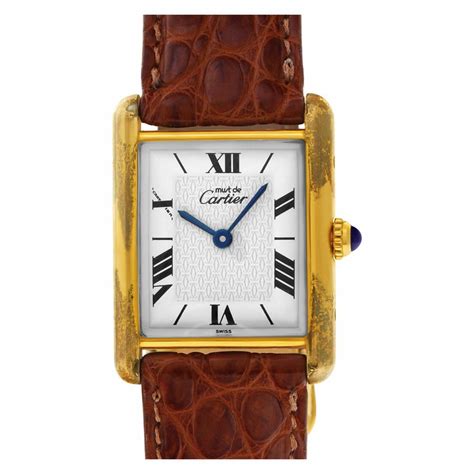 pre owned cartier watches for sale|used cartier tank watch ladies.